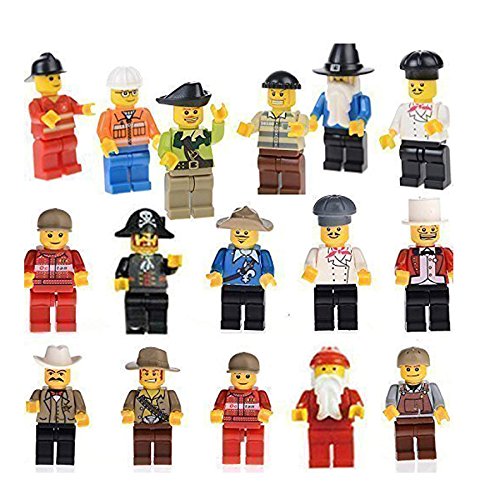 ArRord Premium Quality 20pcs Family and Community Minifigures Men People Minifigs