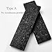 Aibote 1 Pair Marble Pattern Carbon Fiber Knife Handle Scales Slabs Handles Material Knives High-end Custom DIY Tools for Blanks Blades Jewelry Making(Each Pair is Unique)