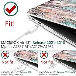 DONGKE for MacBook Air 13 Inch Case 2021 2020 2019