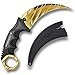 FadeCase Karambit Elite - Tiger Tooth - Real CSGO Knife Skin Counter Strike Global Offensive Full Tang Fixed Blade Unique Serial Number