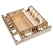The Broken Token Game Organizer Compatible with Castle Panic - Wooden Game Organizing Box with Multiple Dividers