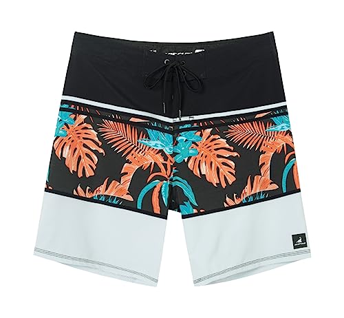 SURF CUZ Men's Board Shorts 4-Way Stretch Swim