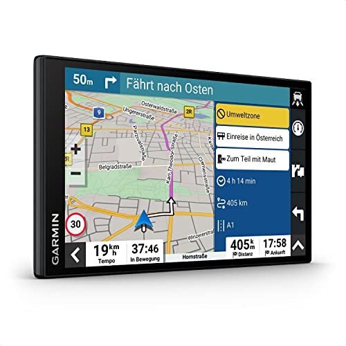 Garmin DriveSmart 76 MT-D – Navigationsgerät mit großem 7 Zoll (17,8 cm) HD-Display, 3D-Europakarten mit Umweltzonen, Verkehrsinfos in Echtzeit via Di