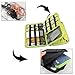 BUBM Travel Cable Organizer, Universal Electronic Accessories Bag Gear Storage Case for Cord, USB Flash Drive, Earphone and more, Perfect Size for iPad, (Large, Blue and Green)