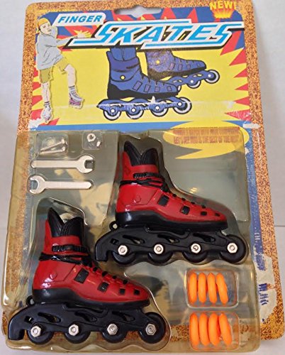 Finger Roller Skates - Mini Extreme Rollerblades (Assorted Colors)