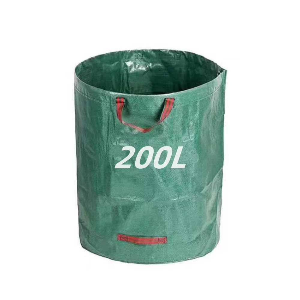NestNook Garden Waste Bags 200L Heavy Duty Waste Bags with Handles, Reusable Garden Bags for Yard Waste, Trimmings, Plant waste grass and Leaves