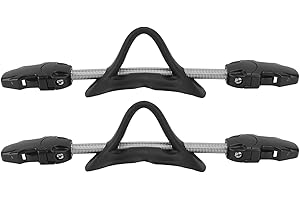 Yuecoom 2pcs Diving Fin Strap,Scuba Diving Spring Fin Strap Adjustable Quick Release Buckle Universal Scuba Diving Fin Spring Heel for Diving