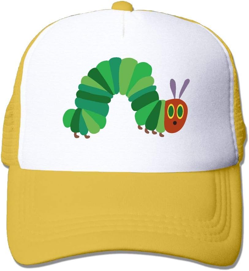 Unisex Hungry Caterpillar Two Tone Trucker Hat Mesh Ball Cap - The Great Outdoors
