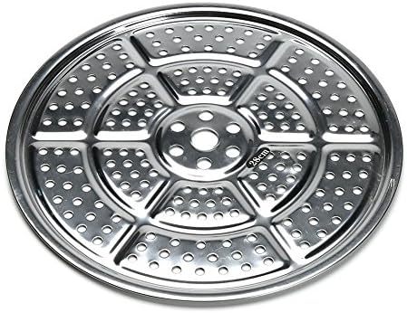 Qiaoshiren Steam Tray Stainless Steel Round and More Specifications Racks Household Sales Steaming Frame Insert for Pots, Pans, Crock Pots 11.02 Inch