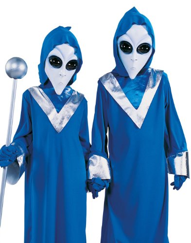 Deep Space Blue Alien Kids Costume