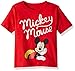 Mickey Mouse Toddler Boy's Shirt, red, 2T