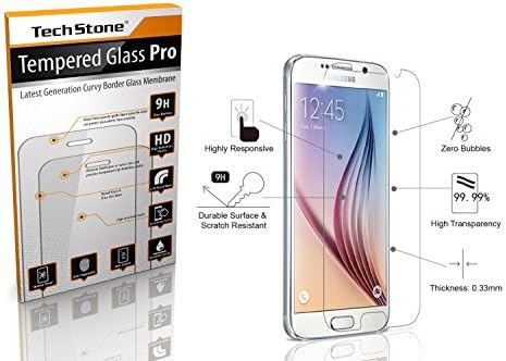 Galaxy s6 screen protector glass,Tempered Glass, samsung galaxy s6 screen , 9H Hardness,Bubble Free,Anti-Scratch,Fingerprint&Oil Stain