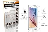 Tempered Glass Samsung Galaxy S6 Screen Protector, Tempered Glass,9H Hardness,Curved Edge,Bubble Free,Anti-Scratch,Fingerprint&Oil Stain Coating,Retail Package. (Pack of 2)