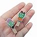 Mini Cactus Wooden Clothespins Floral Decorative Wood Peg Pin Craft Clips for Pictures Memo Card Photo with Jute Twine, 80 Counts by Shxstore