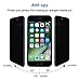 RHESHINE iPhone 8 7 6s 6 Privacy Screen Protector iPhone 8 7 6s 6 Anti-Spy Anti-Fingerprint Bubble Free Scratch-Resistant Tempered Glass Screen Protector (2 PACK)