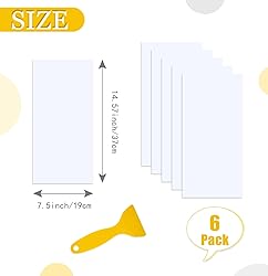 SietDESEO 6 Pieces Puzzle Saver Sheets Peel and