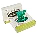 ZippyPaws - Dog Poop Pick-Up Bags, Pop-Up Dispensing Box, Large Strong Waste Bags with Easy-Tie Handles, Measures 14.5 Inch by 5.5 Inch - Green, 160 Count
