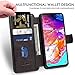 ykooe Case for Samsung Galaxy A70, Leather Wallet Flip Case Samsung A70 Phone Case with Card Slots Protective Cover for Samsung Galaxy A70