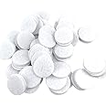200PCS White Round Felt Circles Soft Thick for DIY Craft Project Sewing Handcraft 1 Inch