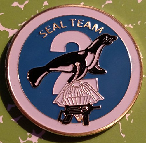 Navy Seal Team Two Military Challenge Art Coin