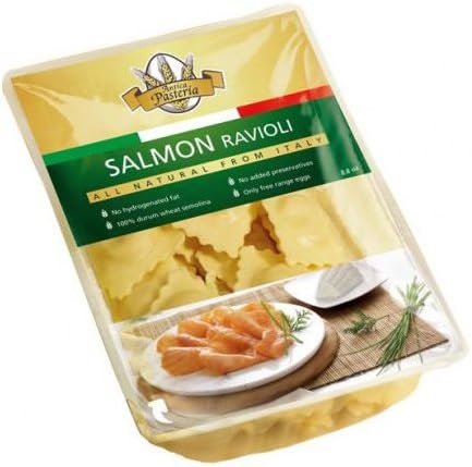 Antica Pasteria Fresh Salmon Ravioli - 8.8 oz (4 Pack)