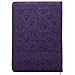 Purple Floral Legal Size Zippered Portfolio - Philippians 4:13