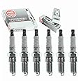 6 pc NGK V-Power Spark Plugs compatible with Ford Ranger 3.0L 4.0L V6 1997-2000