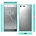 Sony Xperia XZ Premium Case [ Teal ],UCC Crystal Clear,TPU Bumper Ultra Slim Protective Case with Anti-Scratch for Sony Xperia Premium [Teal]