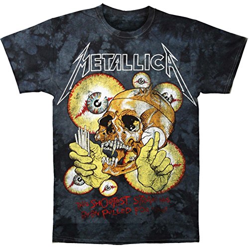 Metallica Men's Shortest Straw Tie-Dye Tee Tie Dye T-Shirt Small Tie-Dyed