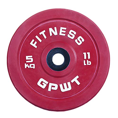 Olympic-Rubber-Bumper-Weights-Plates-25kg-25kg-Colour-Coded-for-Strength-Training-Fitness-Exercise-Lifting-Fat-Loss-Ripped-Calisthenics-1-Pair
