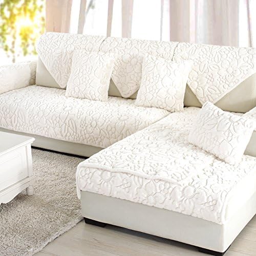bbppssooffaa Sofa Furniture Protector for pet Dog Sofa slipcover Solid Color Thicken Sofa Throw Covers Anti-Slip -B 28x59inch(70x150cm)