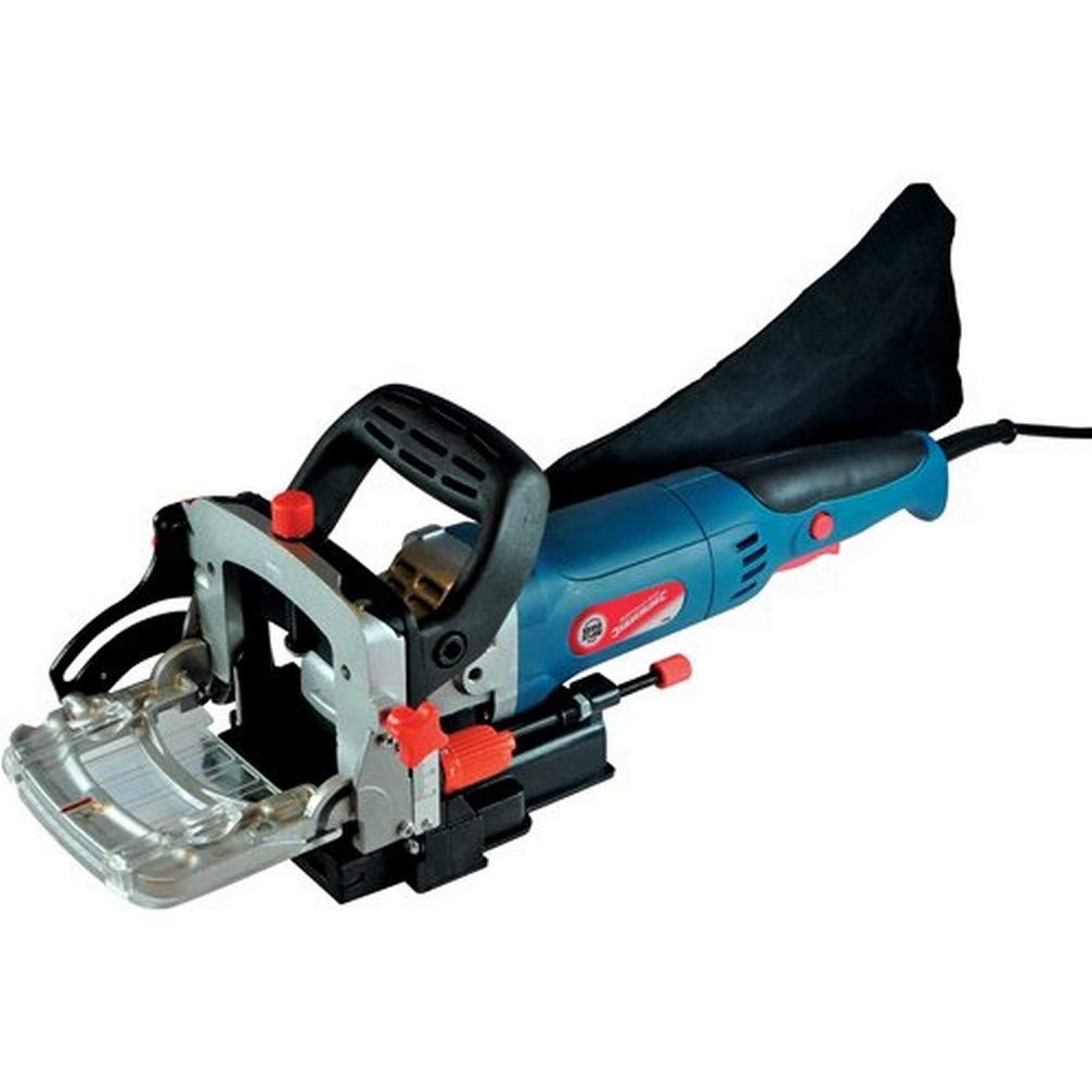 Silverline 900W Biscuit Joiner – Powerful Woodworking Tool for Precision Joints, Compact & Portable, Easy-to-Use, UK Model (128999)