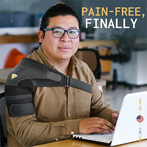 Shoulder Brace for Torn Rotator Cuff 4 Sizes Sleeve Wrap for Pain