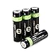 Holy Stone High Capacity AA Rechargeable Batteries (4-pack) Precharged