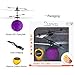 Slepwel UFO Flying Ball Magic led Light with Remote (Purple)