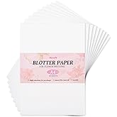 Aboofx 20 Sheets Blotting Paper for Flower Press, Large 8.26 x 11.8 inch A4 Highly Absorbent and Reusable Blotter Papers for Flower Press Herbarium Craft Blotter Paper Sheets Papers Craft Supplies