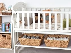 StorageWorks Wicker Storage Baskets, Baskets for