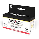 Rayovac Proline Advanced Mercury-Free Hearing Aid Batteries 48/Box Size 10