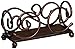 Thirstystone Bronze Colored Iron Coaster Holder with Ball Feet Holds 4-4