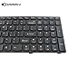SUNMALL New Keyboard Replacement with Frame for IBM LenovoIdeapad G570 Z560 Z560A Z560G G575 G780 G770 Z565 Series Laptop/Notebook Black US Layout(6 Months Warranty)