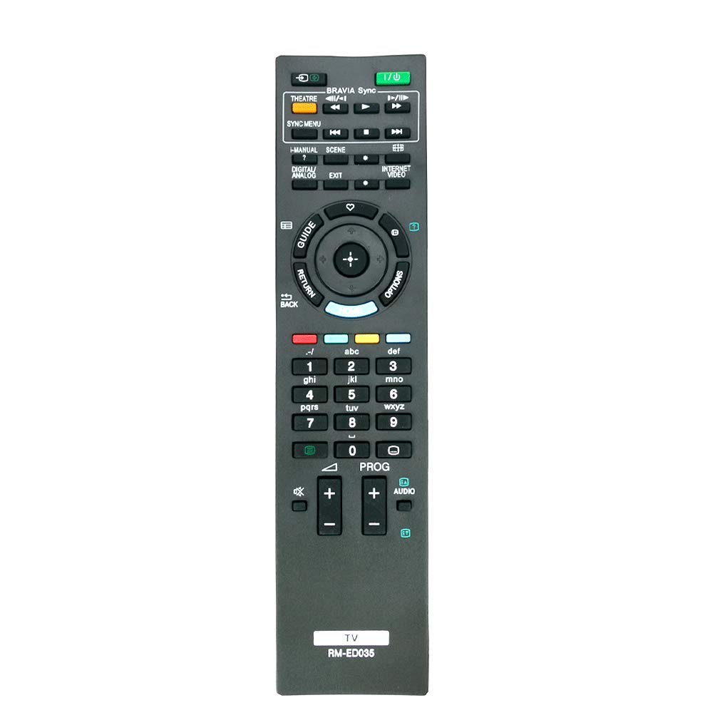 VINABTY RM-ED035 148770012 Remote Control Replacement for Sony Bravia LCD TV KDL-32BX300 KDL-32BX300U2 KDL-32EX301 KDL-32EX302 KDL-26EX302 KDL-26EX301 KDL-32EX401 KDL-32EX402