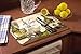 CounterArt Reserve Vintage Glass Cutting Board, 15 x 12 Inches