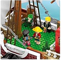 Amazon 最安 互換ブロック ワンピース サウザンドサニー号 フィグ付 レゴ互換lego互換レゴ風 ドラゴンボール ハンターハンター アニメ 海賊船 ブロック ホビー