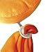 Trunki Kid’s Travel Neck Pillow with Magnetic Child’s Chin Support - Yondi Small Mylo Monkey (Orange)