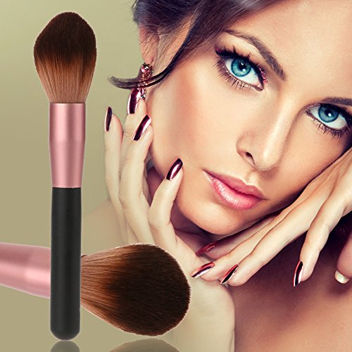 Jocestyle Womens Face Powder Foundation Brush Blush Brush Contour Bronzer Cosmetic Makeup Tool (2 PCS) - Thumbnail 2