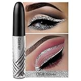 CreazyDog Metallic Shiny Smoky Eyes Beauty Eyeshadow Waterproof Glitter Liquid Eyeliner (F)