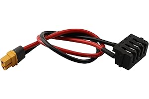 for Hailong Battery Cable with for XT60 Connector, 4 Pin to for XT60 Female Charging Cable, 5 Pin Battery Adapter for Electri