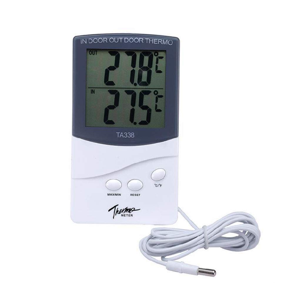 Yushu TA338 Thermomètre électronique de haute précision avec sonde à double affichage numérique