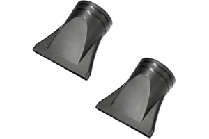 2Pcs Black Hot Professional Salon Hairdressing Tool Hair Dryer Nozzle Wide Design Useful Convenient Design Styling Tools Hair