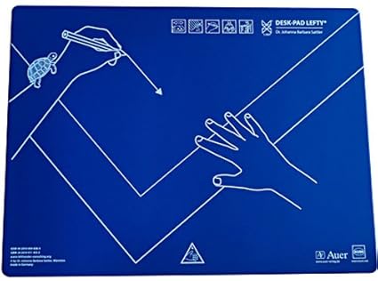 KUM 906.01.19 Schreibunterlage, Kunststoff, Linkshänder, 50 x 43 cm